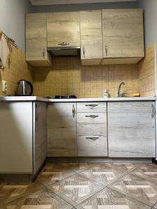 Kuchyň nebo kuchyňský kout v ubytování MAFA Apartaments