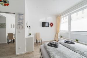 TV a/nebo společenská místnost v ubytování Stylish and well located apartment near Belvedere