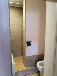 Et badeværelse på Апартаменты + 19 billeder