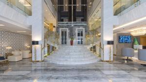 Vstupní hala nebo recepce v ubytování Qasr Al Sahab Hotel Makkah