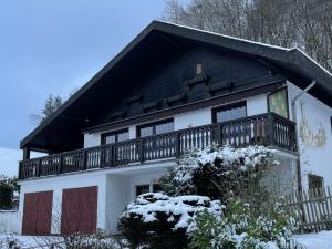 Bygningen som feriehuset ligger i