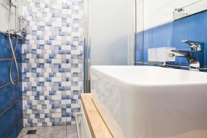 Koupelna v ubytování Apartmány a Wellness VMAL