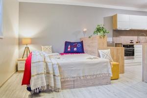 Kuchyň nebo kuchyňský kout v ubytování Apartmány a Wellness VMAL