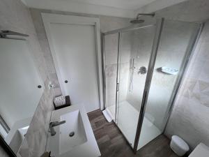 Koupelna v ubytování Casa MI-RE-LA