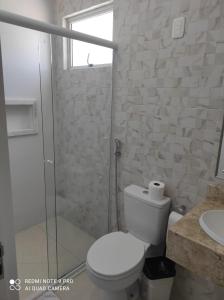 Ein Badezimmer in der Unterkunft Hotel Serrano