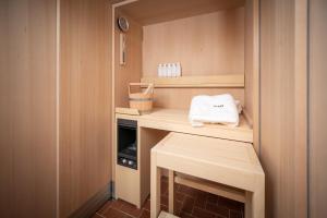 Eldhús eða eldhúskrókur á Kuckuck Hinterthal - Appartements