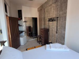 Santo Mirante Hostel客房内的一张或多张床位
