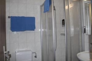 Koupelna v ubytování Hotel Urirotstock