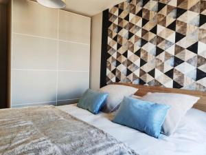 Posteľ alebo postele v izbe v ubytovaní Superbe apt cosy à 500m de la plage pour 4 pers