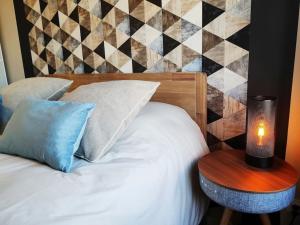 Posteľ alebo postele v izbe v ubytovaní Superbe apt cosy à 500m de la plage pour 4 pers