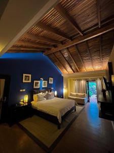 Cama o camas de una habitación en Alta Gracia Parque Hotel