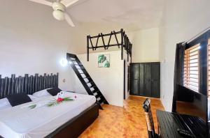 Postel nebo postele na pokoji v ubytování Hotel Rincon Rubi