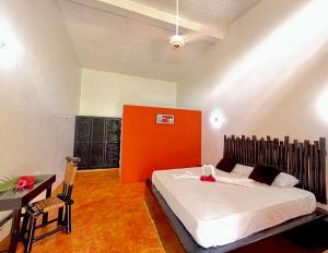 Postel nebo postele na pokoji v ubytování Hotel Rincon Rubi