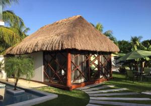 Jardí fora de Cabañas Luxury - Adults Only