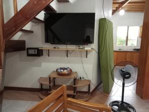 TV a/nebo společenská místnost v ubytování Hotel Renate