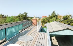 Balkón nebo terasa v ubytování Holiday Home Soltoften Løkken Xi