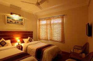 Letto o letti in una camera di Hotel ThorongLa Thamel