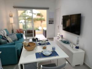 A seating area at Casa Lumière - A little gem in Maspalomas