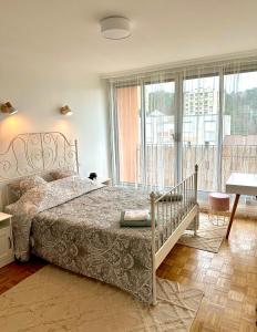 Fotografia z galérie ubytovania Bergson Top - Appart 80m2, 2 grandes chambres, entièrement rénovée et équipée, lumineux, WIFI, balcon, calme, vue imprenable v destinácii Saint-Étienne