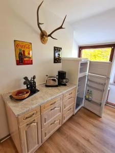 Kuchyň nebo kuchyňský kout v ubytování GP Ferienwohnung