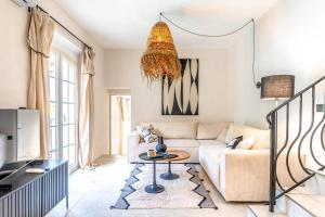Posedenie v ubytovaní La Villa les lauriers, 150 m de la mer, Grimaud, golfe de St Tropez