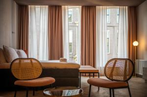 Posezení v ubytování Hotel Halbert