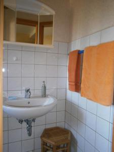 Koupelna v ubytování Haus Steinbach + 37 fotografií