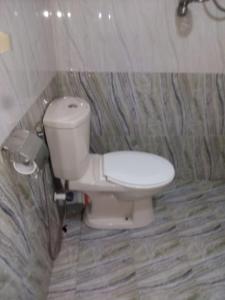 a bathroom with a toilet in a room at Rithu Homestay in Sigiriya