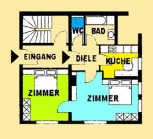 Plan piętra w obiekcie Appartement Summerer Peter