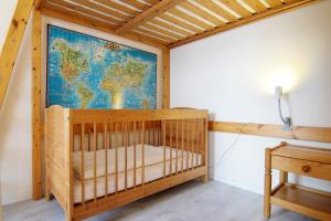 Ein Bett oder Betten in einem Zimmer der Unterkunft Hamburg App. 01