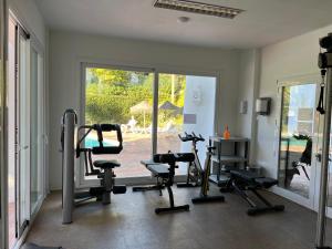 Posilňovňa alebo fitness centrum v ubytovaní ALCAZABA beach