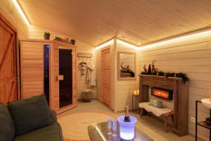 Posezení v ubytování B&B 't Motjeshof