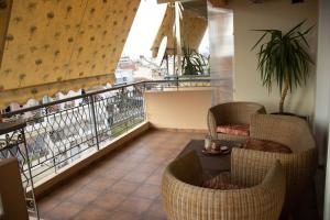 A balcony or terrace at Bojana' s luxury house