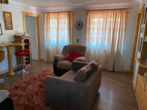 Posezení v ubytování La Casa de Carlitos