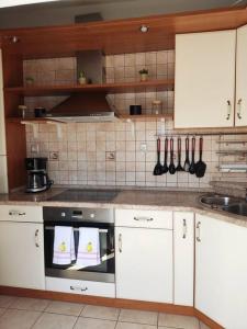 Kuchyňa alebo kuchynka v ubytovaní Bird View Apartment Carlissima Trogir