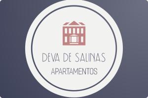 サリナスにあるAPS La Deva de Salinasの建物のレストランのラベル