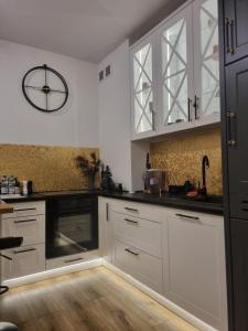 Kuchnia lub aneks kuchenny w obiekcie Apartament Wyspiański