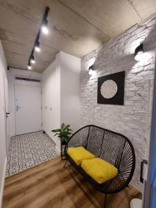 Część wypoczynkowa w obiekcie Apartament Wyspiański