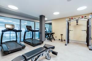 Posilňovňa alebo fitness centrum v ubytovaní Holiday Exclusive