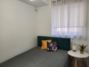 Posteľ alebo postele v izbe v ubytovaní Apartament z widokiem-Bliżej Zdroju