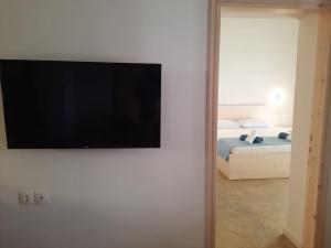 TV a/nebo společenská místnost v ubytování Sint Barbaris Perivoli
