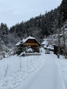 Chalet am Bach v zimě