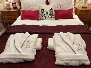 Posteľ alebo postele v izbe v ubytovaní Rezydencja Grawert Boutique & Spa