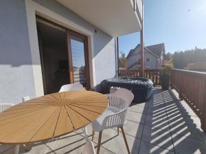 Uma varanda ou terraço em Apartmán Felix