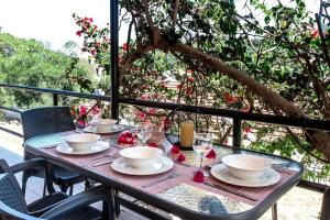 Balkón nebo terasa v ubytování BeZolot resort.