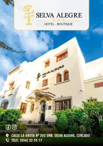 a poster for the sifa algarve hotel boutique at Hotel Boutique Selva Alegre in Arequipa
