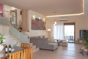 Χώρος καθιστικού στο Cretan Vineyard Hill Villa 2