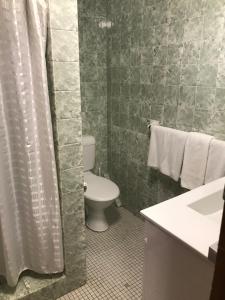 Koupelna v ubytování Downtown Motel