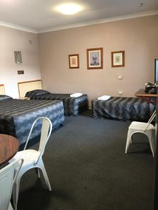 Posezení v ubytování Downtown Motel + 14 fotografií