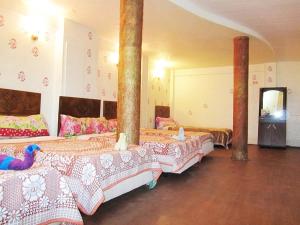 Postel nebo postele na pokoji v ubytování Cairo Moon Hostel